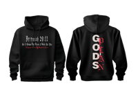 God's Plan Black and Red hoodie