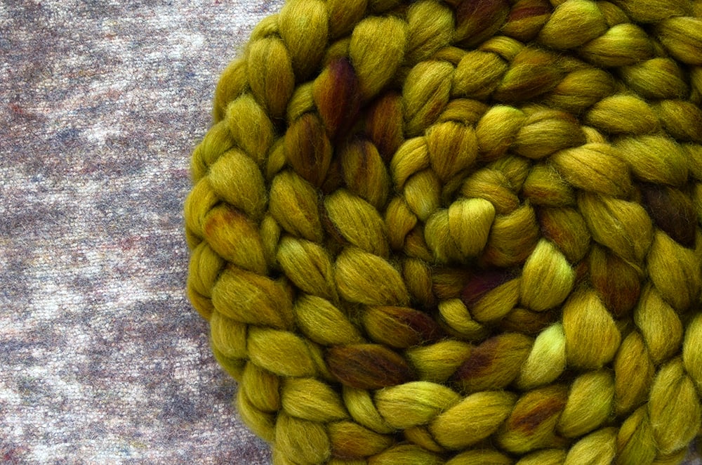 Image of "Big Green Eyes" November 2025 Fiber Club Coordinate - PRE-ORDER - 4 oz.