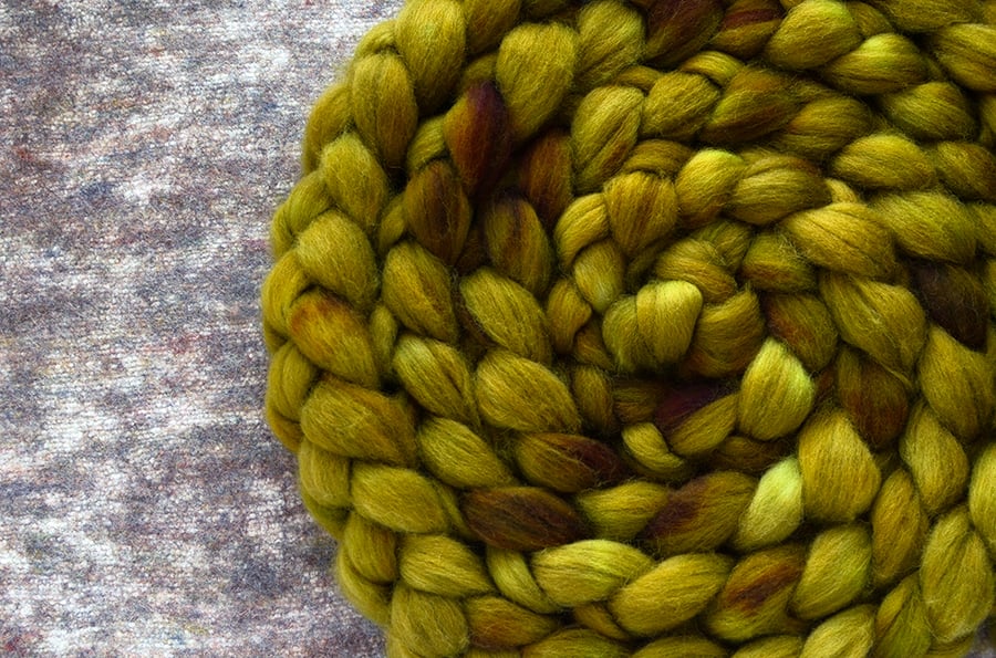Image of "Big Green Eyes" November 2025 Fiber Club Coordinate - PRE-ORDER - 4 oz.