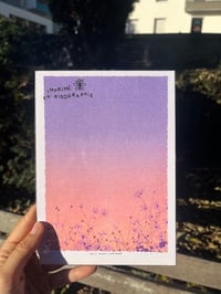 Image 1 of Riso A5 Champs de fleurs