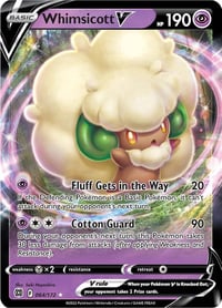 Whimsicott V - SWSH09: Brilliant Stars - Near Mint