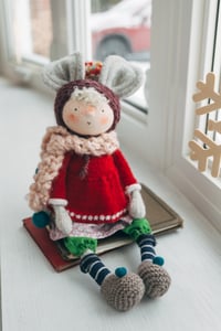 Image 3 of Hope - Wool Filled, Waldorf Inspired, Weighted Doll with removable clothes