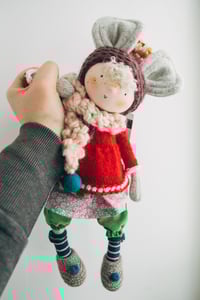 Image 2 of Hope - Wool Filled, Waldorf Inspired, Weighted Doll with removable clothes