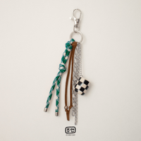 Image 2 of B&W CHECKERED CHARM 4 - Preorder