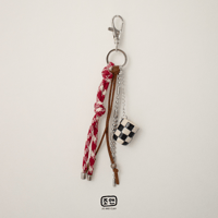 Image 1 of B&W CHECKERED CHARM 3 - Preorder