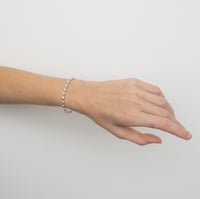 Image 2 of Large Grain Bracelet, Sterling Silver