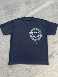 Image 1 of Wealth Culture black heart T shirt 