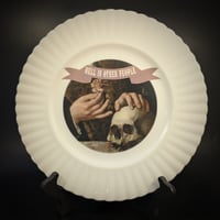 Hell Is Other People Plate Skull