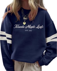 Image 1 of Toronto Maple Leafs Heritage Varsity Sweater