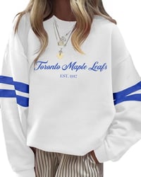 Image 2 of Toronto Maple Leafs Heritage Varsity Sweater