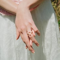 Image 2 of Butterfly Trellis Ring, Sterling Silver