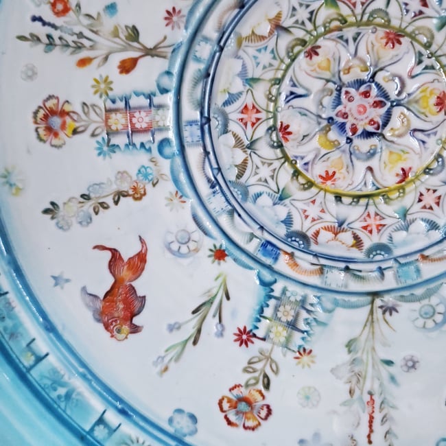 Wildflower Garden Porcelain Flower