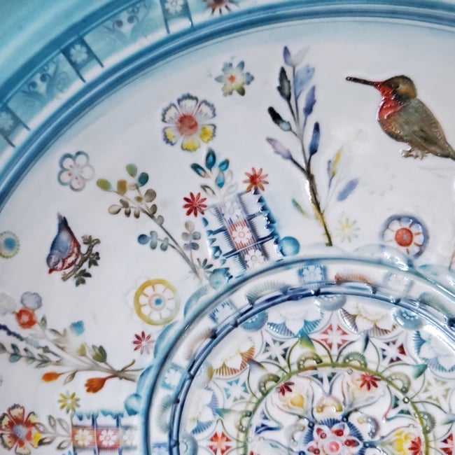 Wildflower Garden Porcelain Flower