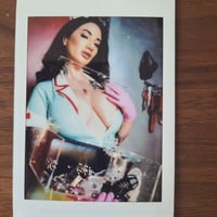 Nurse signed polaroid