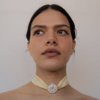 Image 3 of Mudan Scarf Necklace, Sterling Silver