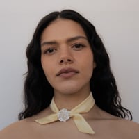 Image 4 of Mudan Scarf Necklace, Sterling Silver