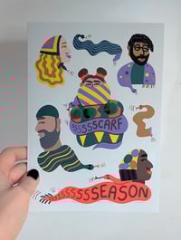 Image 4 of Christmas and New Year Card 'SsScarf SsSeason'