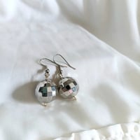 Image 1 of Disco ball earrings
