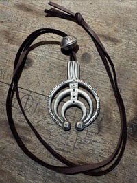 Image 3 of WL&A Old Style Naja Pendant with Walking Liberty Half Dollar Pearl - Size 3in x 2.25in 