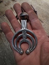 Image 4 of WL&A Old Style Naja Pendant with Walking Liberty Half Dollar Pearl - Size 3in x 2.25in 