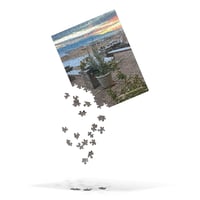 Image 3 of Peaceful Wintertime Patio - Jigsaw Puzzle - 252 Pieces