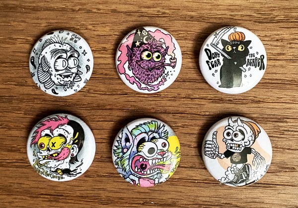 Image of Monster buttons