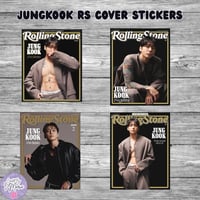 Image 1 of Jungkook Rolling Stone Magazine Cover Sticker Set