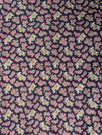 Image 4 of little dress ~ navy paisley