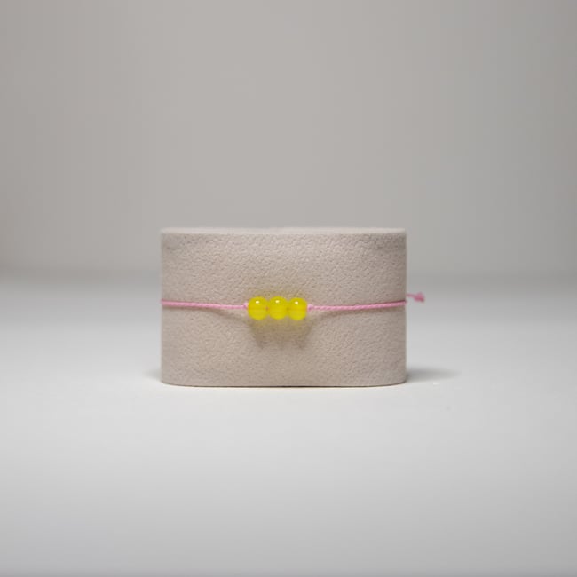 Everyday Bracelet - Yellow Beads