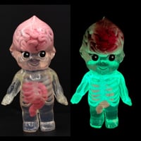 Image 1 of Kilos Kewties 4.5 inch Large Anatomy Glow in the Dark Skeleton Double Cast Resin Figure 