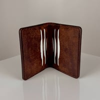 Image 4 of Milsy Double Wallet - Tobacco