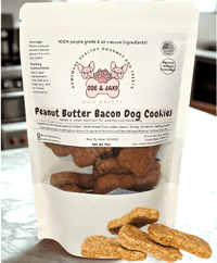 Image 1 of All-Natural Peanut Butter Bacon Dog Cookies