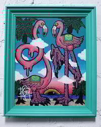 "Los Flamencos" 16"x20" original painting