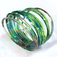 Image 3 of Ink-wash Waterhole Cuff - LimeBloom