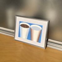 Image 1 of Coffee and Water mini print/커피와 물 엽서