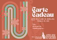 Image 1 of Carte cadeau 6 cours de modelage 