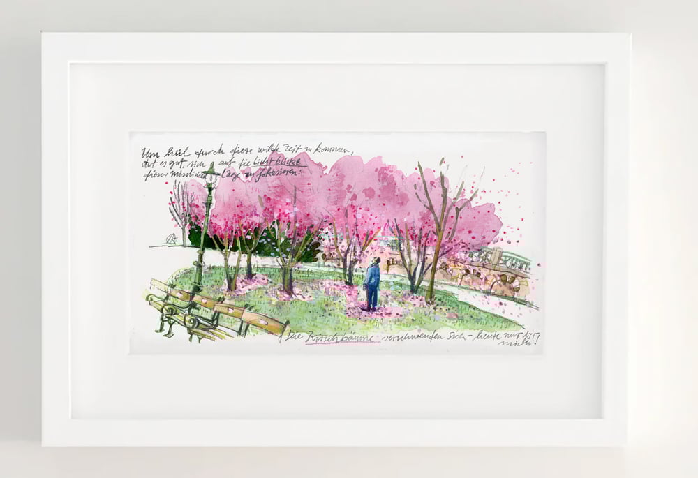 Image of Kirschbäume gegen Krise // Wien