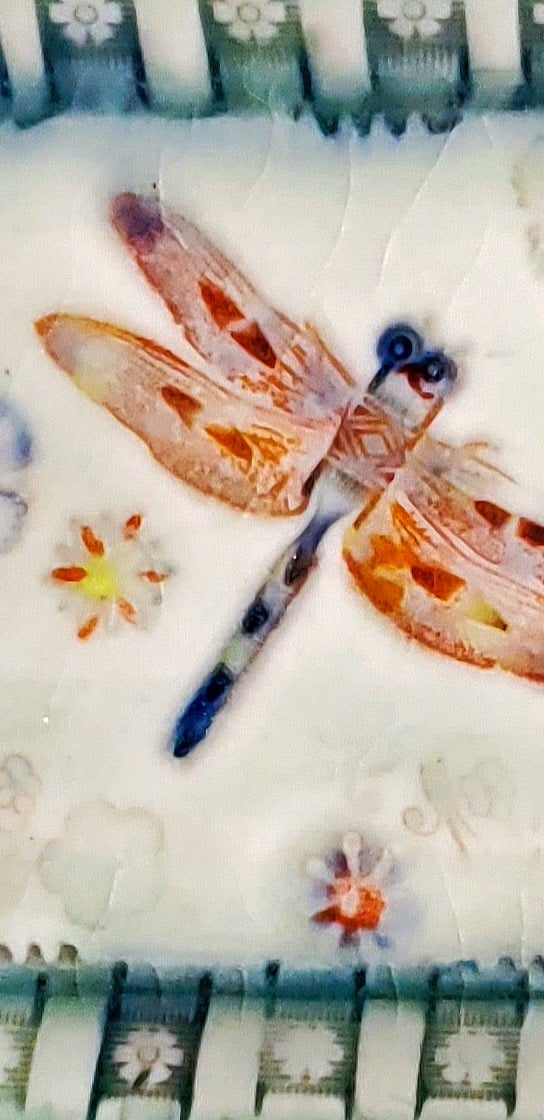 Dragonfly Porcelain Tray