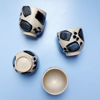 Image 1 of Thrown Leopard cup - babyblue