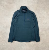 Image 1 of Patagonia R1 Air Zip Neck Fleece Pullover Smolder Blue Medium Women's 