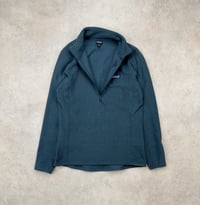 Image 2 of Patagonia R1 Air Zip Neck Fleece Pullover Smolder Blue Medium Women's 