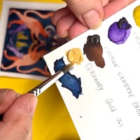 Image 3 of 1 x Ready-to-Paint A5 Card + Dot Card + Sample card • Cats