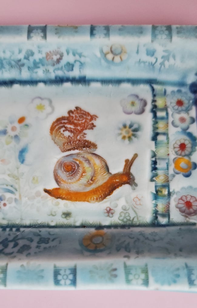 Porcelain Fairy Mushroom Tray