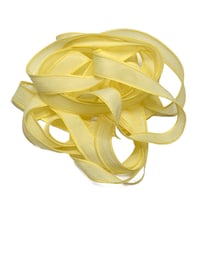 Image 5 of 1PC. CANARY 42" Hand Dyed Finished Edge Silk Wrist Wrap Bracelet/Jewelry/Craft Ribbons