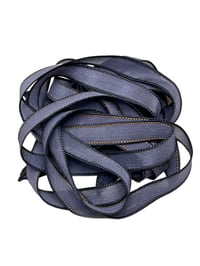 Image 5 of 1PC. FADED JEANS 42" Hand Dyed Finished Edge Silk Wrist Wrap Bracelet/Jewelry/Craft Ribbons