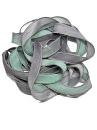 Image 4 of 1PC. HIGH TIDE 42" Hand Dyed Finished Edge Silk Wrist Wrap Bracelet/Jewelry/Craft Ribbons