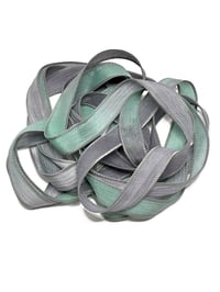 Image 1 of 1PC. HIGH TIDE 42" Hand Dyed Finished Edge Silk Wrist Wrap Bracelet/Jewelry/Craft Ribbons