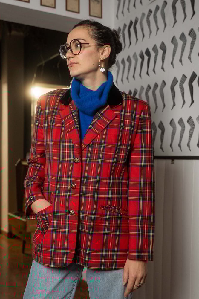 Image of Blazer tartan LS