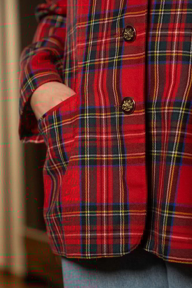 Image of Blazer tartan LS