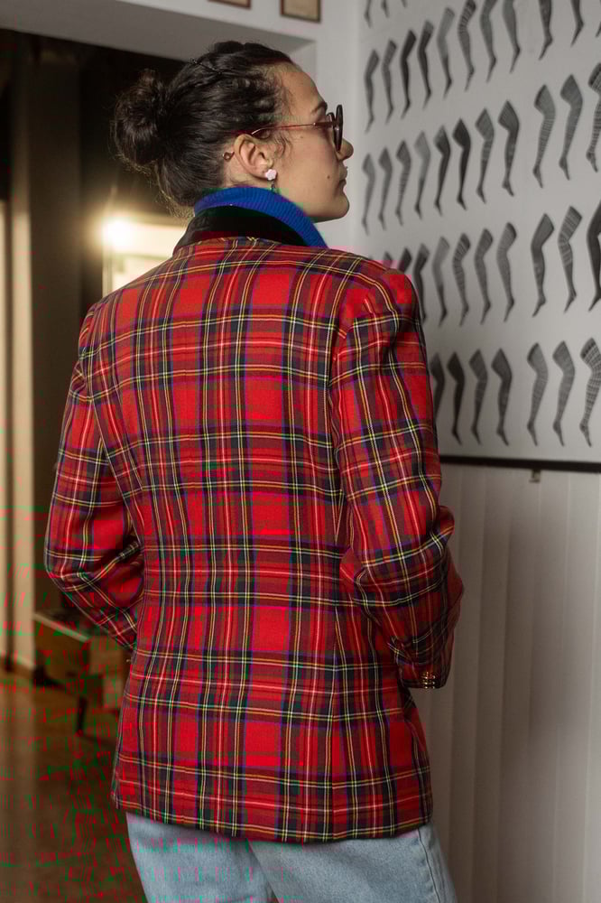 Image of Blazer tartan LS